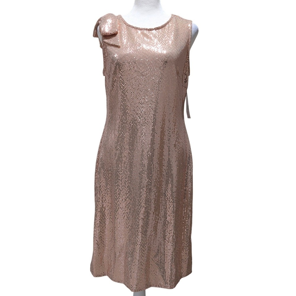 JM Studio NWT Rose Sequin Sheath Dress Size‎ 10